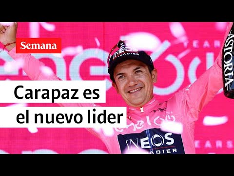 Giro de Italia, etapa 14 | Carapaz se viste de rosa