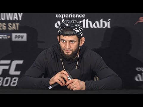 Khamzat Chimaev Post-Fight Press Conference | UFC 308