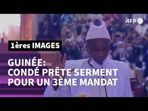 Guinée: Alpha Condé prête serment pour un troisième mandat | AFP Images