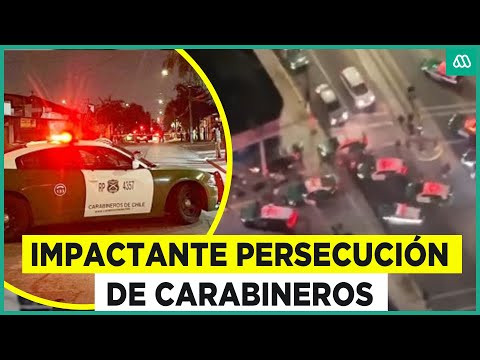 Impactante persecución policial: Delincuentes chocaron mientras huían a toda velocidad