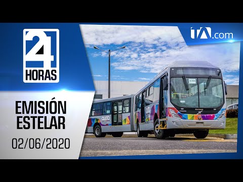 Noticias Ecuador: Noticiero 24 Horas, 02/06/2020 (Emisión Estelar)