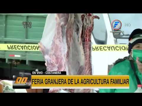 Feria granjera en la Costanera de Asunción