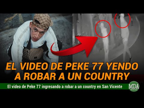 FILTRAN el VIDEO de PEKE 77 entrando a ROBAR a un COUNTRY