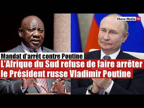 L'Afrique du Sud refuse de livrer le Président Vladimir Poutine à la CPI