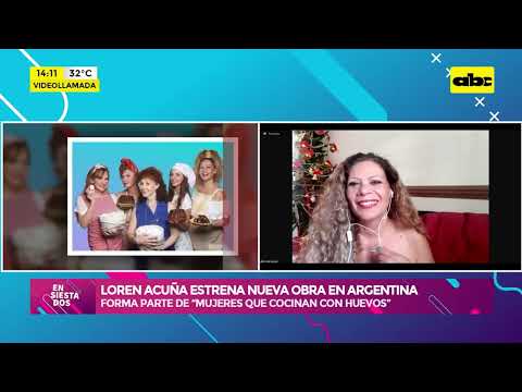 Loren Acuña estrena nueva obra en Argentina