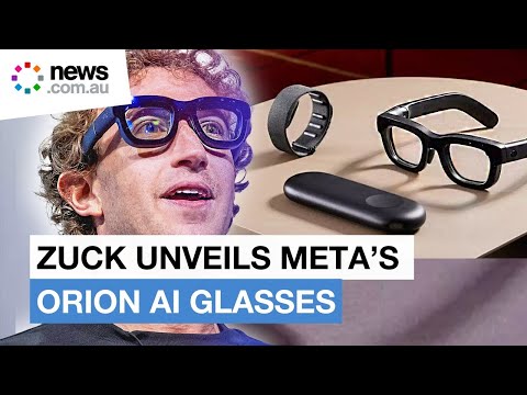 Mark Zuckerberg reveals Meta's Orion AR glasses prototype