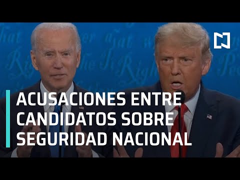 Último debate presidencial en Estados Unidos entre Trump y Biden: Seguridad Nacional - Las Noticias