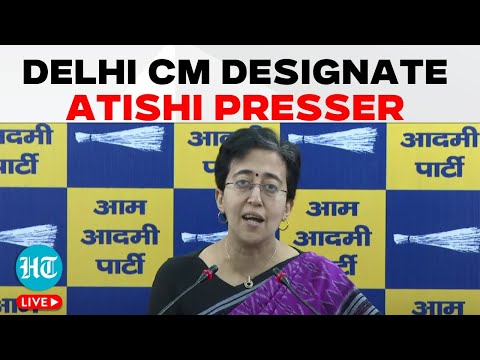 LIVE | Delhi CM Designate Atishi Attacks BJP; Says Make Arvind Kejriwal CM Again | AAP