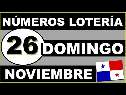 Resultados Sorteo Loteria Domingo 26 de Noviembre 2023 Loteria Nacional Panama Sorteo Hoy Dominical