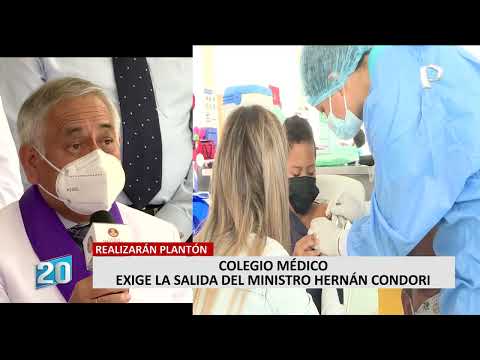 Colegio Médico del Perú anuncia plantón para exigir la renuncia del ministro de Salud