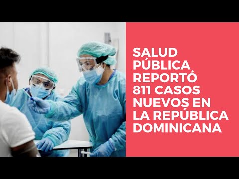 Salud pública reportó 811  casos nuevos en el boletín 669 de la República Dominicana