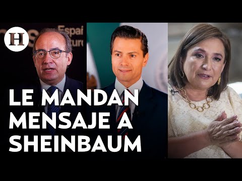 ¿Qué le dijeron? EPN, Calderón y Xóchitl Gálvez felicitan a la presidenta Claudia Sheinbaum