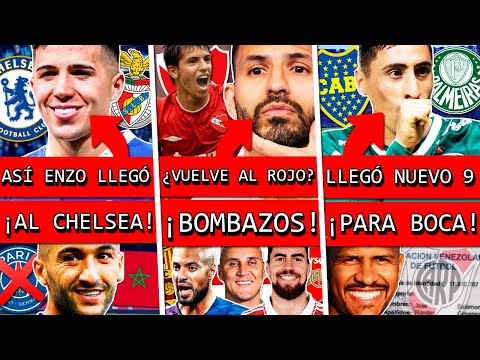 ENZO FERNANDEZ a CHELSEA+ PSG quiso CRACK de MUNDIAL+ AGÜERO vuelve INDEPENDIENTE?+ MERENTIEL a BOCA