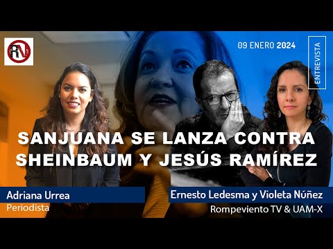 Sanjuana se lanza contra Sheinbaum y Jesús Ramírez