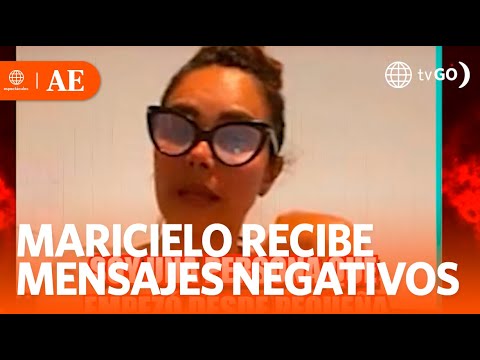 Maricielo Effio recibe mensajes negativos en live | América Espectáculos (HOY)