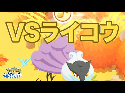 【ポケモンスリープ】VSライコウ