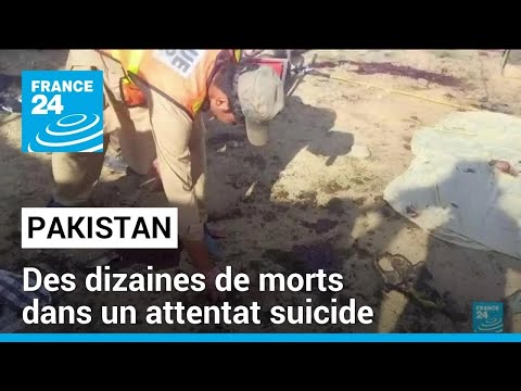 Pakistan : des dizaines de morts dans un attentat suicide lors d'un meeting • FRANCE 24
