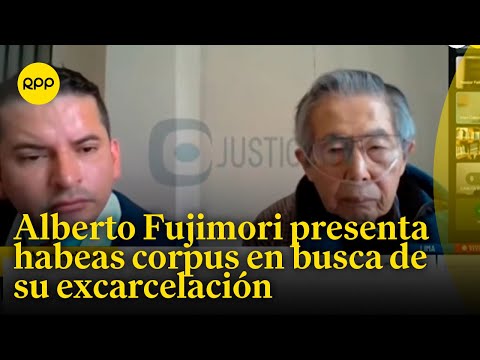 Alberto Fujimori solicitó su excarcelación presentando un recurso de habeas corpus