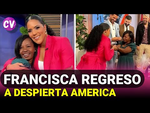 Francisca REGRESÓ a Despierta América y SORPRENDE a UNA FAN