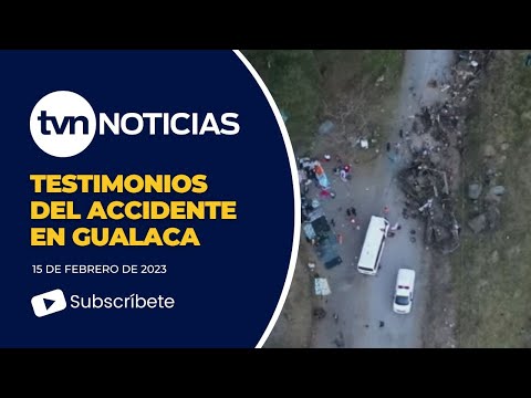 Testimonios del accidente con migrantes en Gualaca