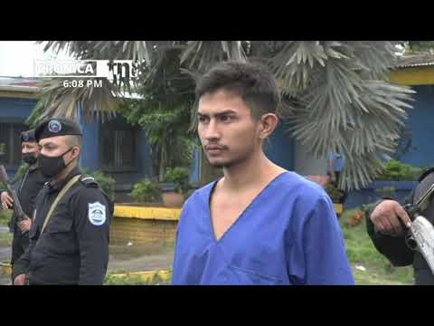 Presentan a autores de delitos de peligrosidad en el departamento de Masaya - Nicaragua