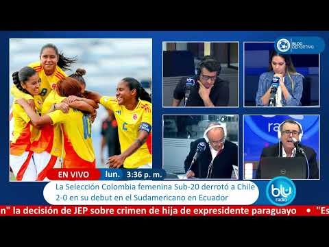 La Selección Colombia femenina Sub-20 derrotó a Chile 2-0 en su debut en el Sudamericano en Ecuador