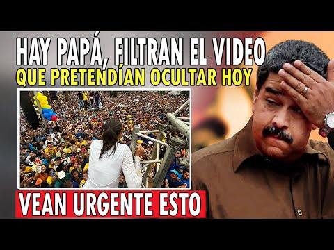 MARIA CORINA le dio con TODO a la DICTADURA de Maduro… Quieren ocultar este video