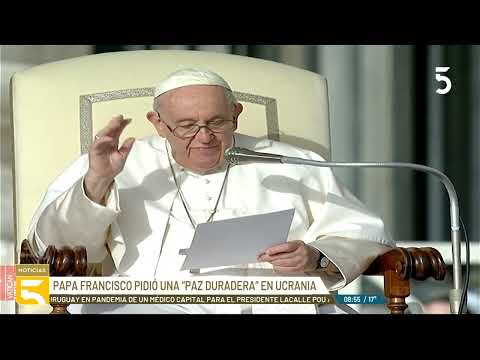 El Papa pidió paz duradera en Ucrania