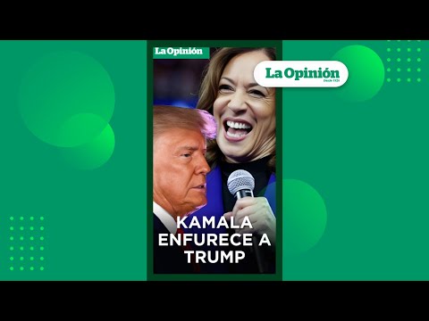 Donald Trump explotó contra el discurso de Kamala Harris | La Opinión