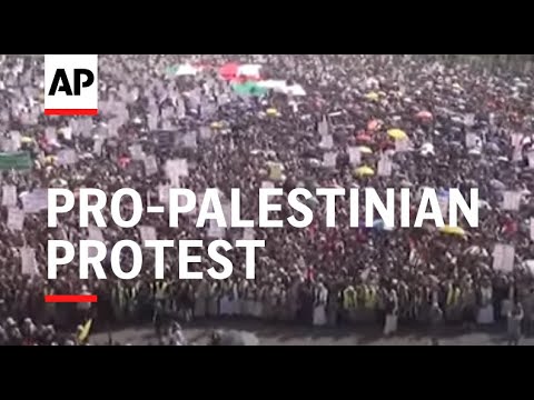 Huge pro-Palestinian protest in Yemen's capital