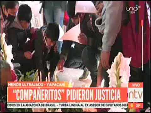 13062022 WILFREDO CONDE COMPAÑERITOS PIDIERON JUSTICIA RED UNO