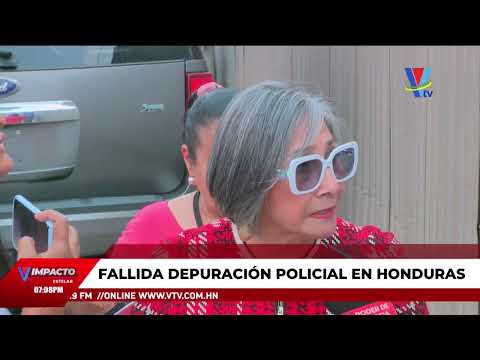 Fallida depuración policial en Honduras