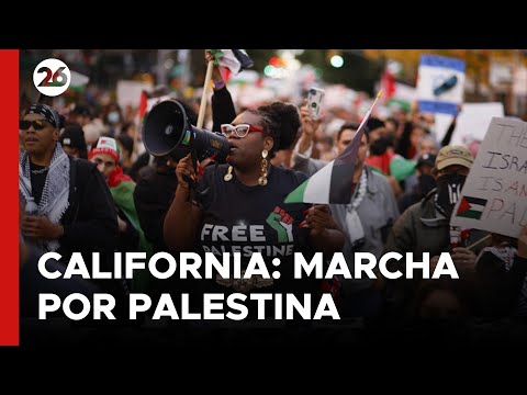 EEUU | Californianos marcharon por Palestina
