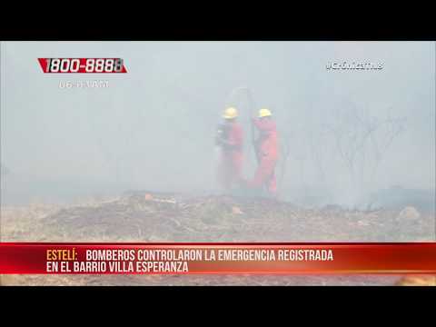 Estelí: Bomberos controlan incendio en el interior de un aserradero - Nicaragua