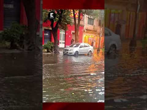 Lluvias inundaron la Condesa, Masaryk..