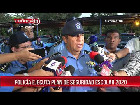 Detallan aspectos del plan de seguridad escolar 2020 en Nicaragua