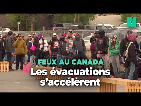 Au Canada, des milliers d’habitants évacués après la fusion de deux énormes incendies