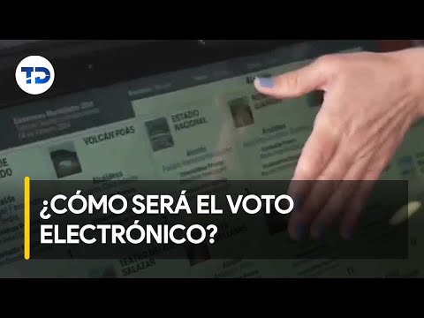 Ticos prueban sistema para el voto electrónico