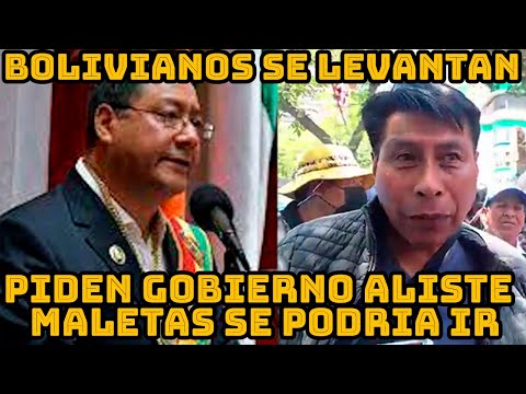 VALIENTE MUJER MANDA MENSAJE GOBIERNO DESDE TSE DE LA PAZ BOLIVIA..