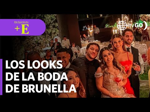 ¿Quiénes fueron los mejores y peores vestidos de la boda de Brunella? | Más Espectáculos (HOY)