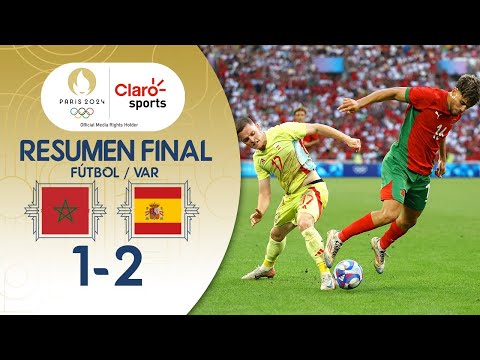 Marruecos 1-2 Espan?a| Fu?tbol: Semifinal, varonil en #Paris2024 | Compacto