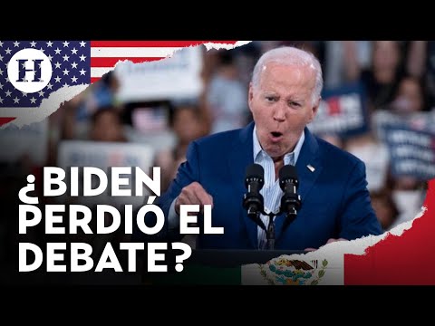 Biden probó estar vivo, pero no fue suficiente, experto analiza postura del demócrata frente Trump