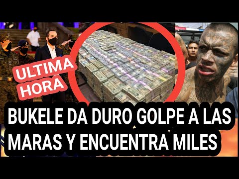 BUKELE DA DURO GOLPE A LAS CLICAS Y ENCUNETRA MILES DE DOLARES EN MALETINES NEGROS!