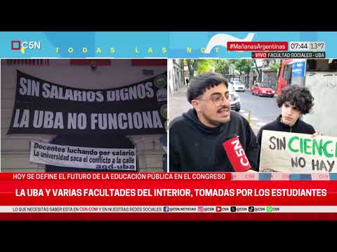 SE DEFINE el FUTURO de la EDUCACIÓN PÚBLICA: HABLAN ESTUDIANES de la FACULTAD de SOCIALES