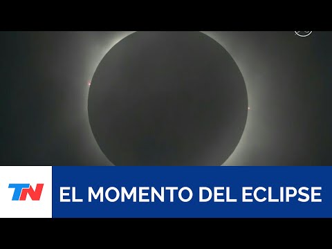 Imágenes de la NASA muestran el momento exacto del eclipse solar total en Texas