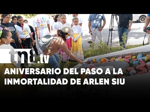 Conmemoran el 47 aniversario del paso a la inmortalidad de Arlen Siu - Nicaragua