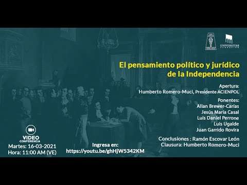 El pensamiento político y jurídico de la independencia