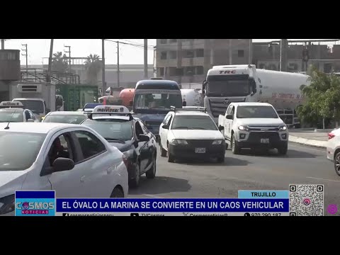 Trujillo: Óvalo La Marina se convierte en un caos vehicular