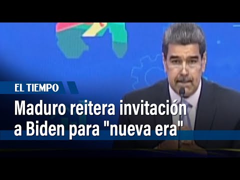 Maduro reitera invitación a Biden para nueva era de relaciones EE. UU. - Venezuela | El Tiempo