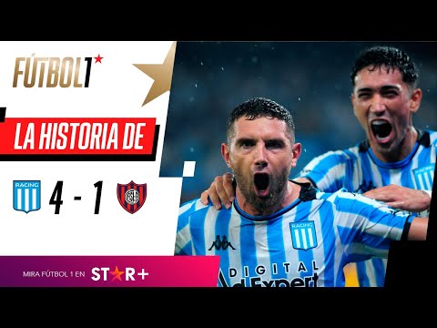 ¡LA HISTORIA DE LA PALIZA DE RACING ANTE SAN LORENZO EN EL CLÁSICO! | ESPN Fútbol 1 | Fecha 4